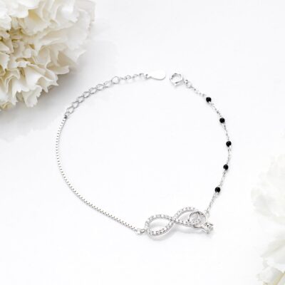 Infinity Motif Bracelet (Silver)