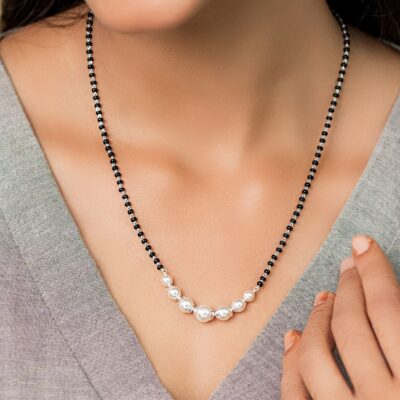 Pearl Stream Mangalsutra (Silver)