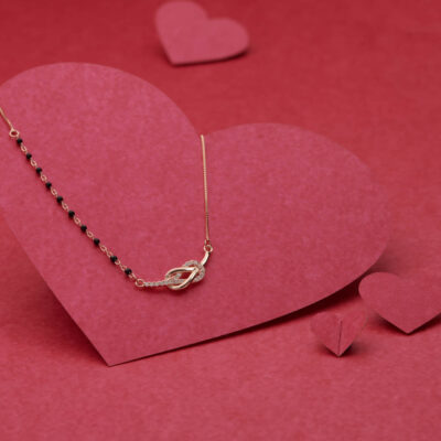 Infinity Stone Mangalsutra (Silver)