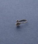 Silver Sunflower Nose Pin (Clip-On)