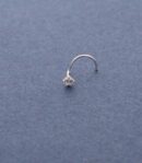 Silver Single Stud Nose Pin