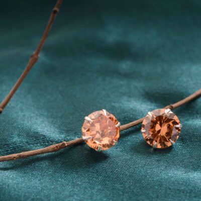 Saffron Round Tops (Silver)