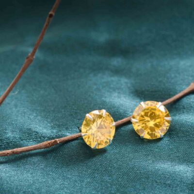 Yellow Round Tops (Silver)