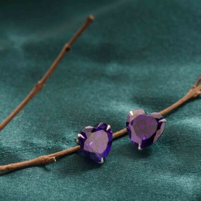 Purple Heart Tops (Silver)