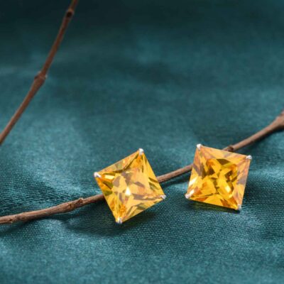 Yellow Square Tops (Silver)