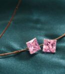 Pink Square Tops (Silver)