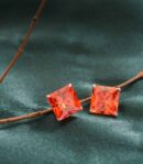 Orange Square Tops (Silver)
